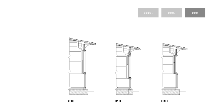 Columns height – Simplified kiosks